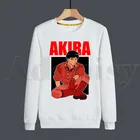 Толстовка с капюшоном Akira Synthwave Kaneda Tetsuo в японском стиле ретро с рисунком, трендовая мужская одежда в стиле хип-хоп, мужские толстовки с круглым вырезом