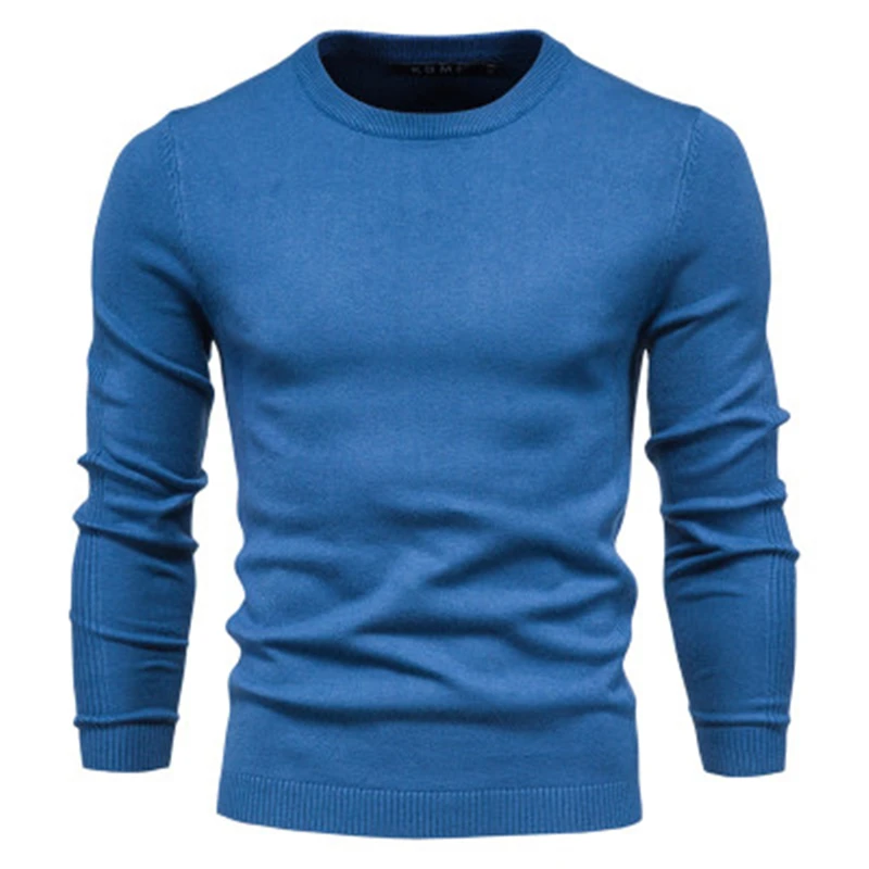 

Новые зимние с О-образным вырезом мужские толстые свитера Детская повседневная одежда с высоким воротом однотонная Цвет качество Теплый То...