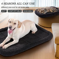 5 szie large ped pad super soft sherpa crate cushion dog and pet bed kennel club crate mat