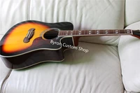 free shipping dreadnought cutaway songwriter studio deluxe acoustic guitar single cut GB songwriter electric acoustic guitar