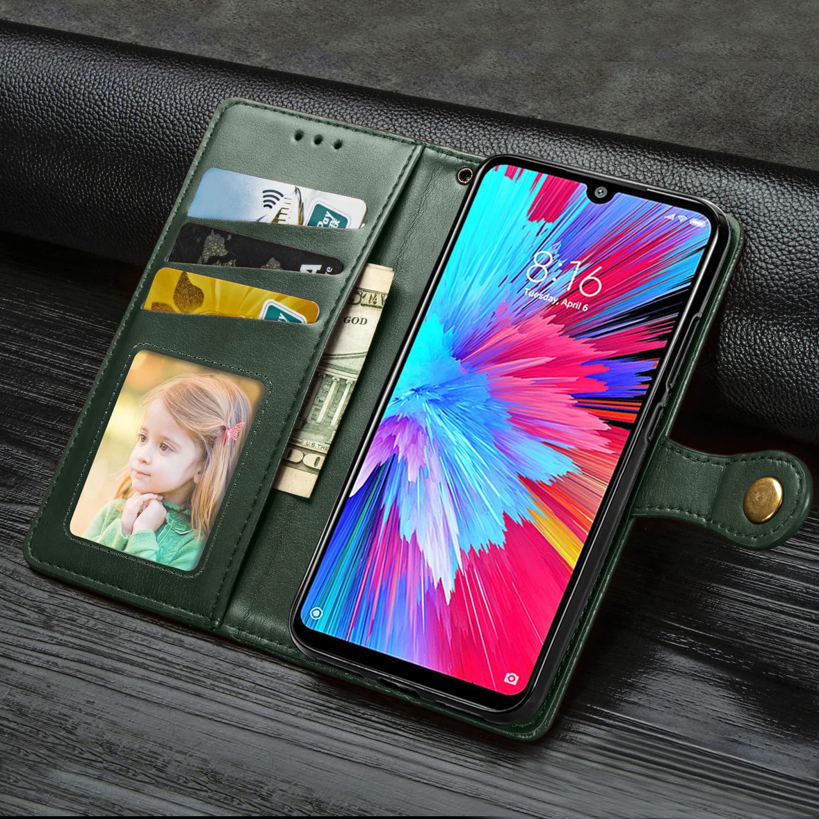 Модный кожаный флип-чехол для Xiaomi mi A3 Lite Red mi 5 Plus 6 6A 7A K20 Pro Note 7 Pro кошелек чехол с карманом для карт Coque