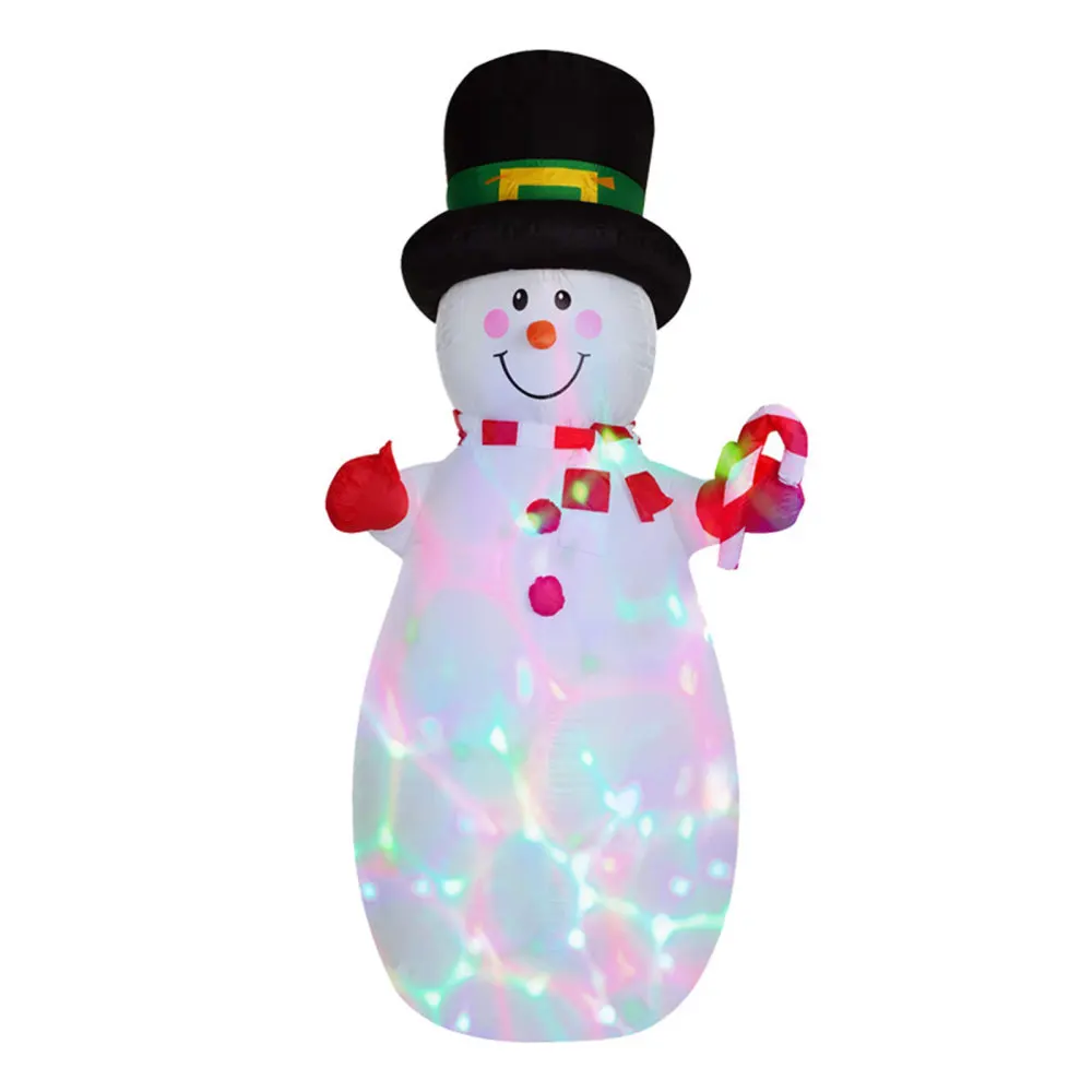 

Light Snowman Blow Up Yard Decoration 1.8m For Holiday/Party/Xmas/Yard/Garden 180cm Height Outdoor Christmas Inflatable