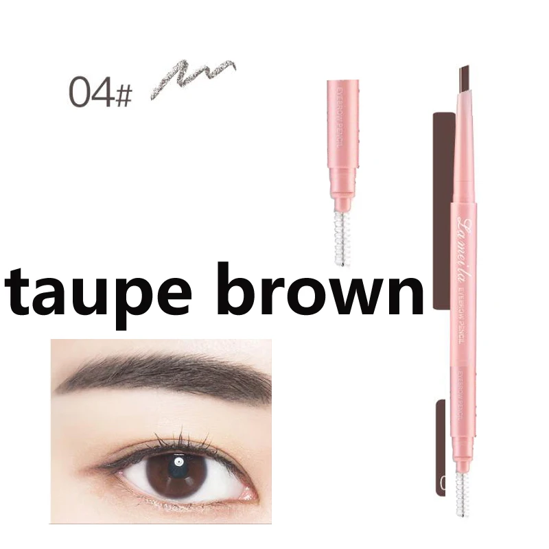 Новинка цветной двухсторонний карандаш для бровей натуральный