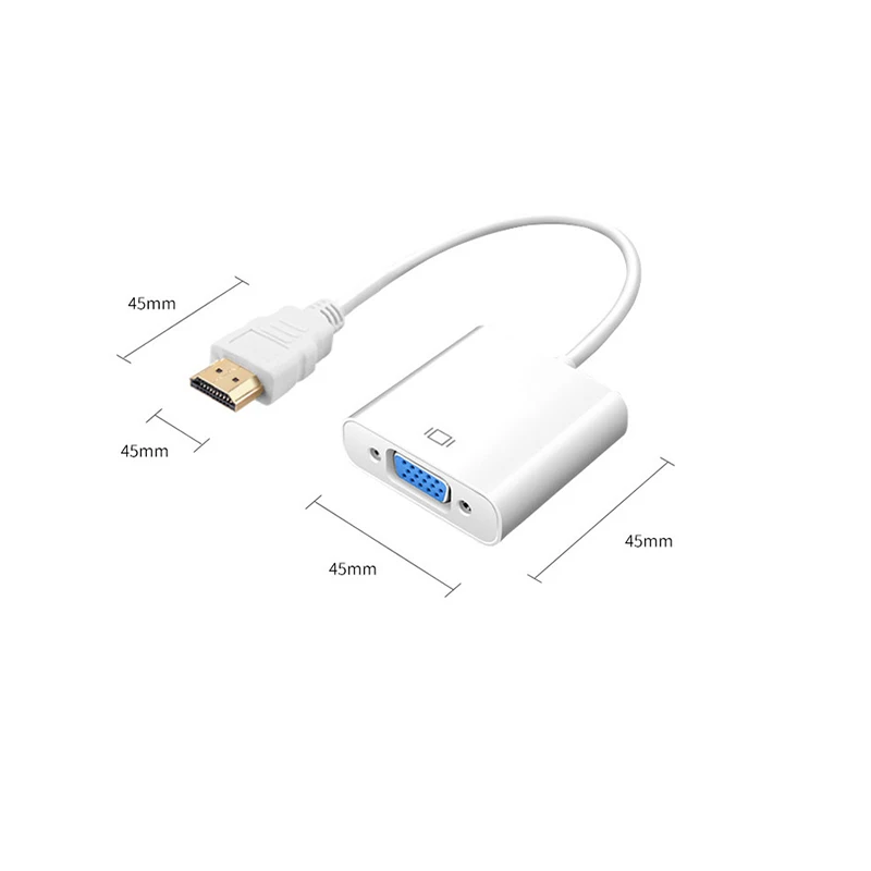 1080P HDMI совместимый с VGA адаптер папа мама конвертер для PS4 видео аудио кабель
