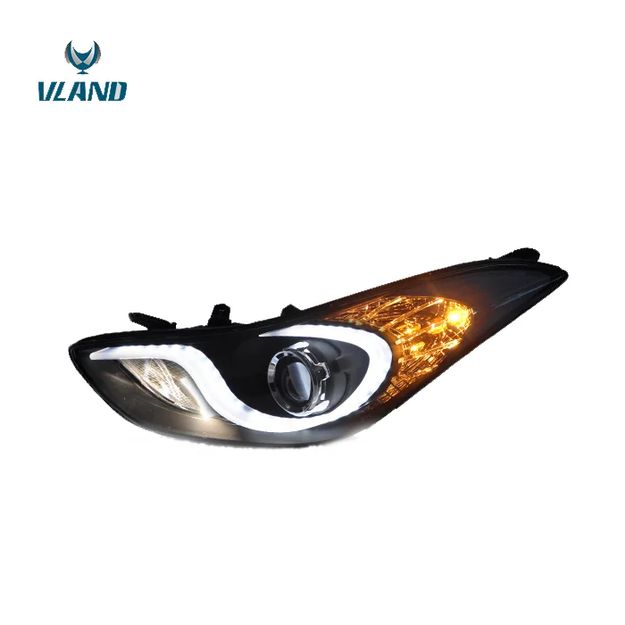 

VLAND manufacturer car headlight modified projector lens for Elantra LED auto head lamp 2011-2013 for Hyundai Elantra