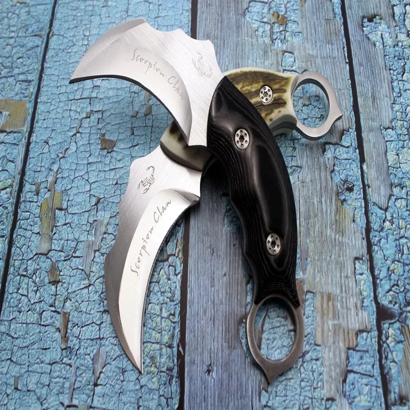 Профессиональный Военный нож Karambit с когтями боевой мачете тактические охотничьи