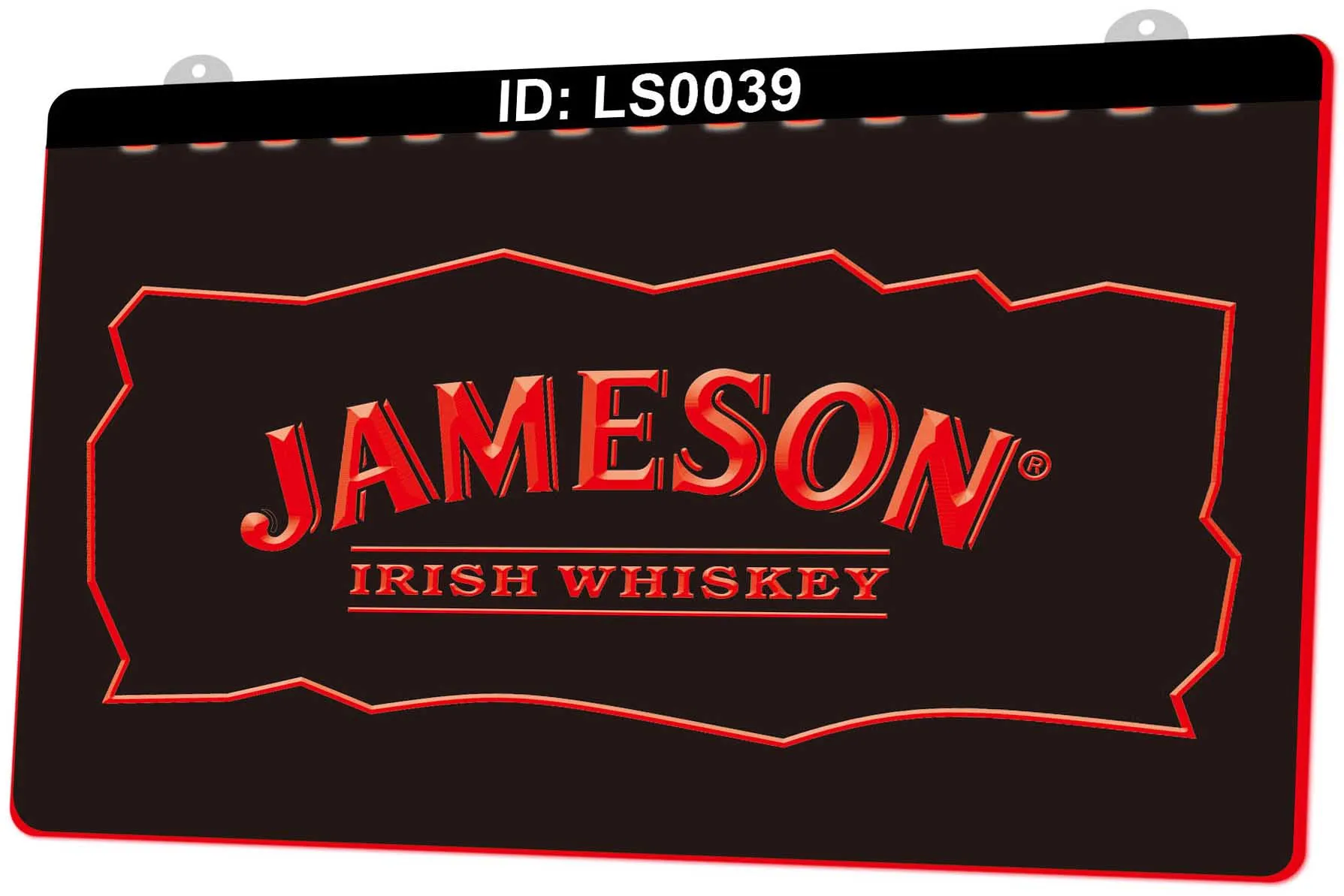 LS0039 Jameson ирландский виски бар клуб паб светильник вой знак 3D гравировка Оптовая
