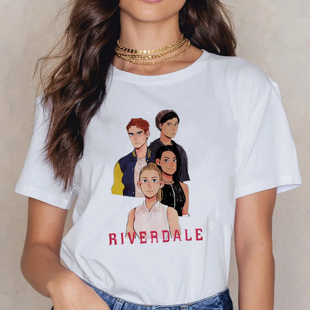 

T shirt Vegan Riverdale Girl Clothes Summer Top Fashion Casual Europe And America Basic Multicolor Trend Woman Crewneck Hipster