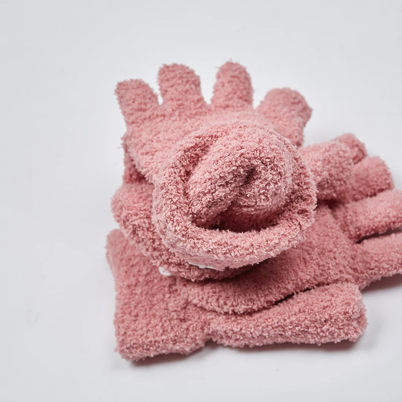 Новинка 2020 года брендовые зимние перчатки без пальцев для женщин и девочек милые