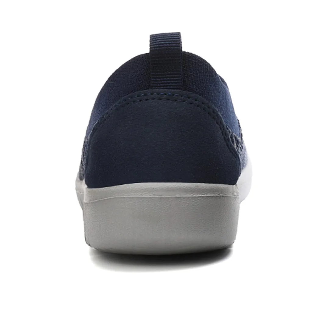 SAGACE Casual Shoes Woman Air Mesh Slip-On Pumps Walking Sneakers Ladies 2020 Summer Feminino Solid Color Vulcanize Flat | Спорт и