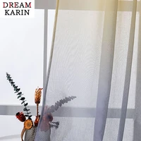 dream karin gradient multi color tulle curtains for living room bedroom organza voile curtain window treatment panel home decor