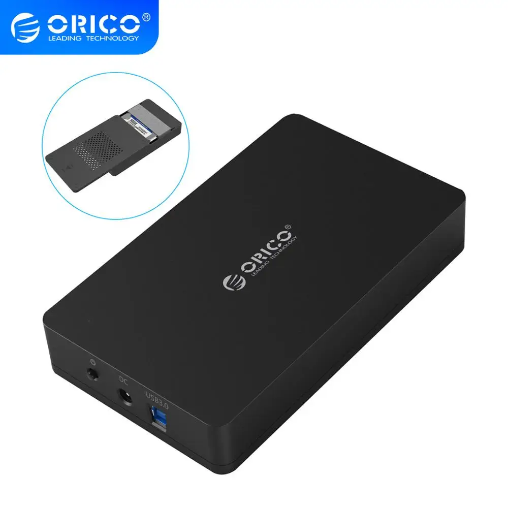 Ящик для жесткого диска ORICO 3569S3 3 5 дюйма Sata 0 USB чехол HDD инструмент с бесплатной