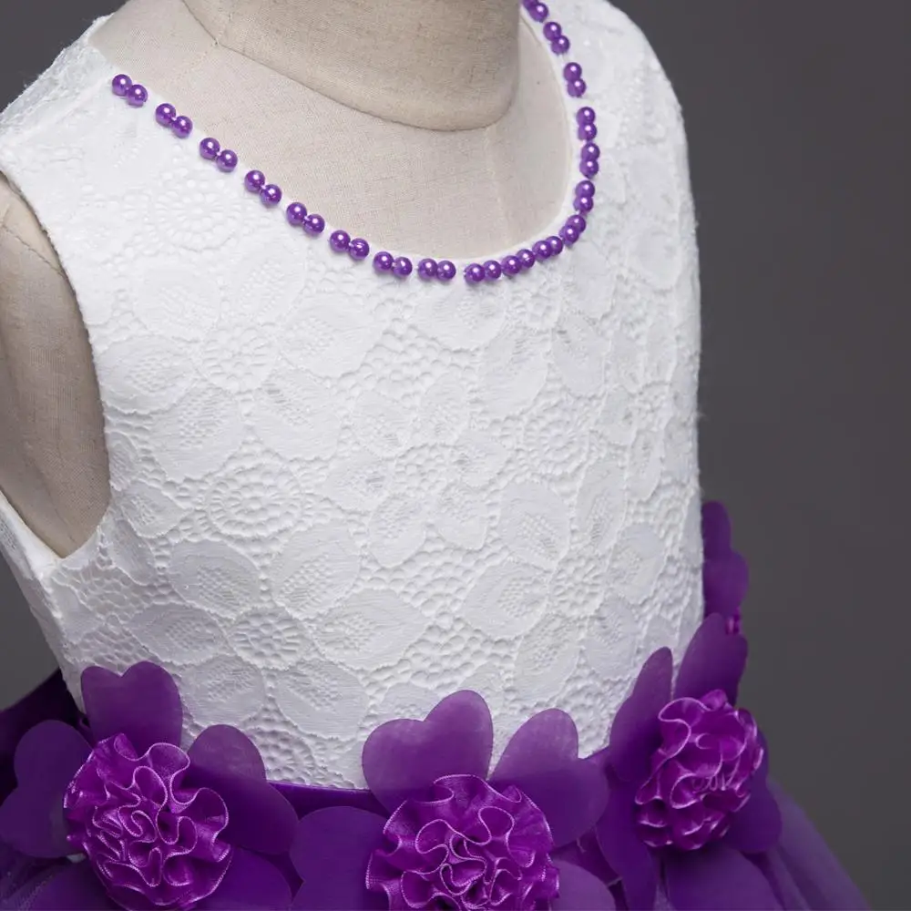 Летнее свадебное платье праздничное для девочек праздничные платья малышей