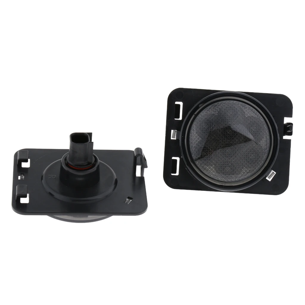 Пара светодиодный сигнал поворота W/ Fender боковой светильник объектив дыма для 07-17