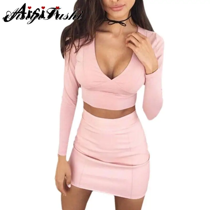 ASIYIFUSHI 2020 Новая летняя кожаная юбка Женская высокая талия мини Хаки розовая