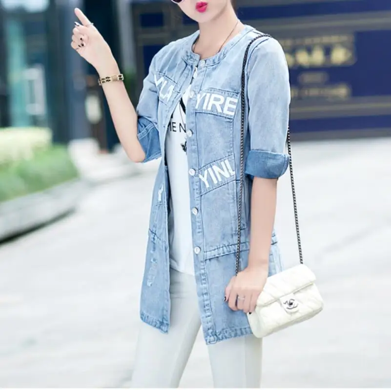 S 4XL Горячая/Весенняя женская новая мода 7 минут рукав свободный большой ярдов