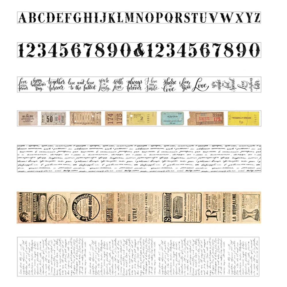 Ручной работы и Бумага лента рук DIY ленты Ретро Скрапбукинг планировщик этикетка