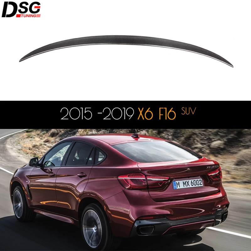 

Стильный спойлер F86 из углеродного волокна крыло багажника для BMW 2015 - 2019 X6 X6M G06 F96