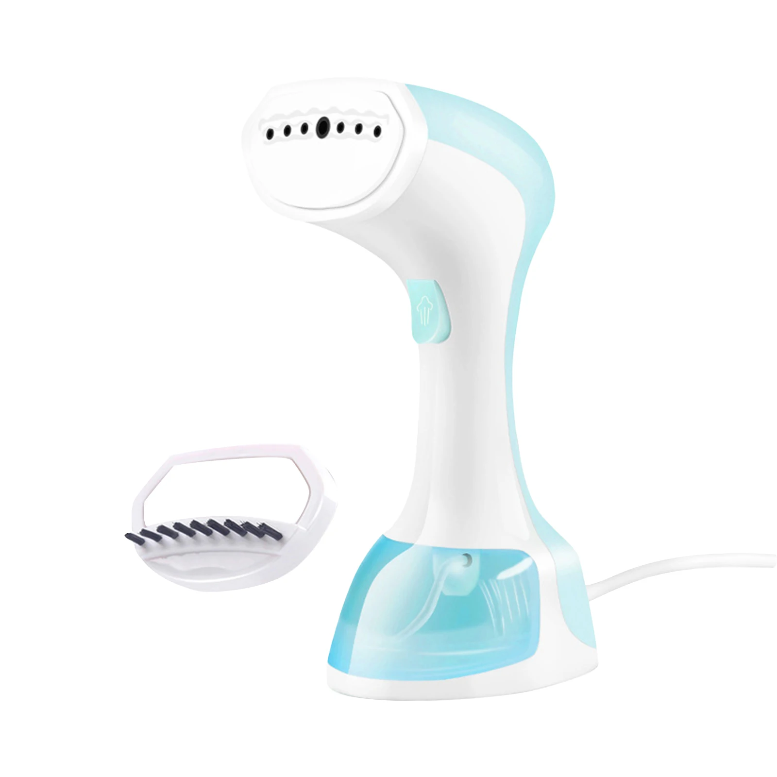 

1200W Handheld Clothes Steam 2-in-1 Fabric Steamer 170mL Steamer Hand Steam Iron Portable Ironing Wrinkle Remover Fast Heat-up