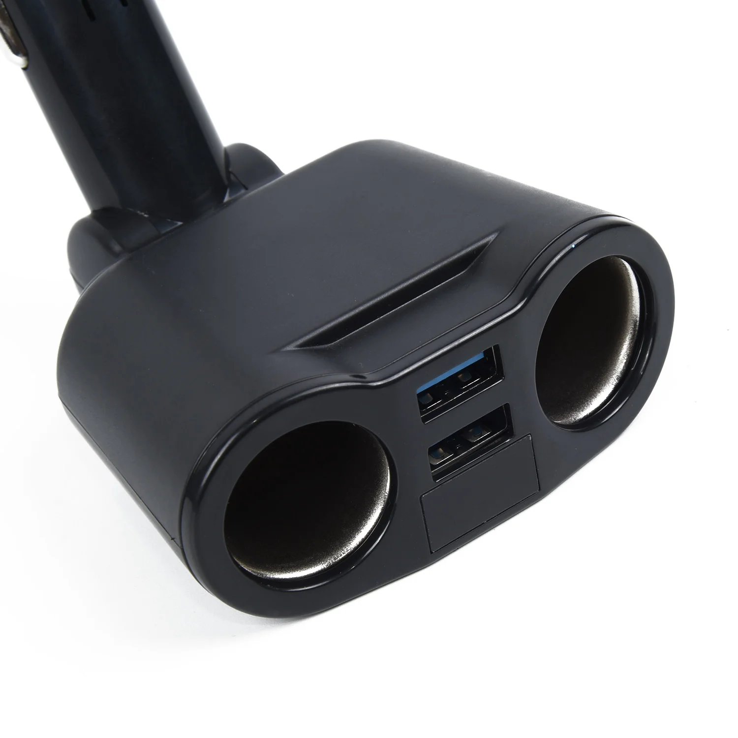 

Auto Car Charger Socket Splitter Dual 12-24V USB 3.1A Adapter Voltmeter Car Digital Cigarette lighter