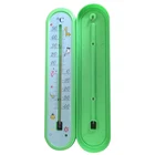 Вертикальный термометр, мультяшный настенный измеритель температуры, измеритель температуры в помещении и на улице, не требует батареек и питания