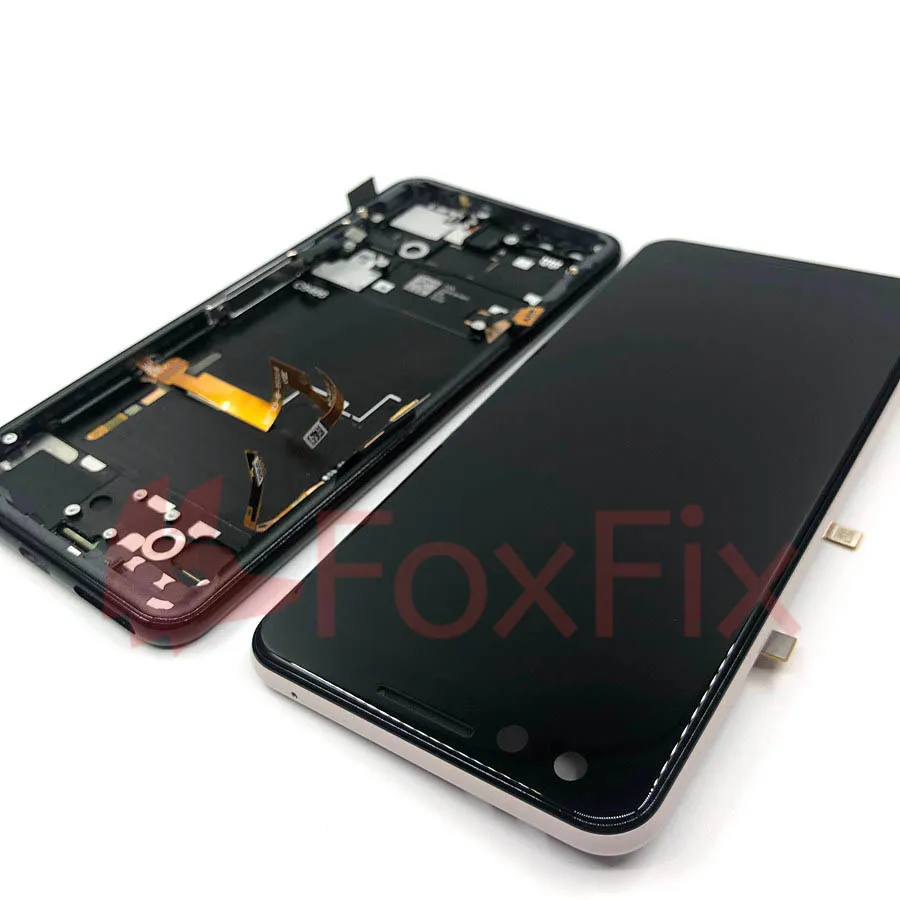 Для Google Pixel 3 XL lcd дисплей кодирующий преобразователь сенсорного экрана в сборе Pixel3 lcd Замена для Google Pixel 3 lcd экран с рамкой