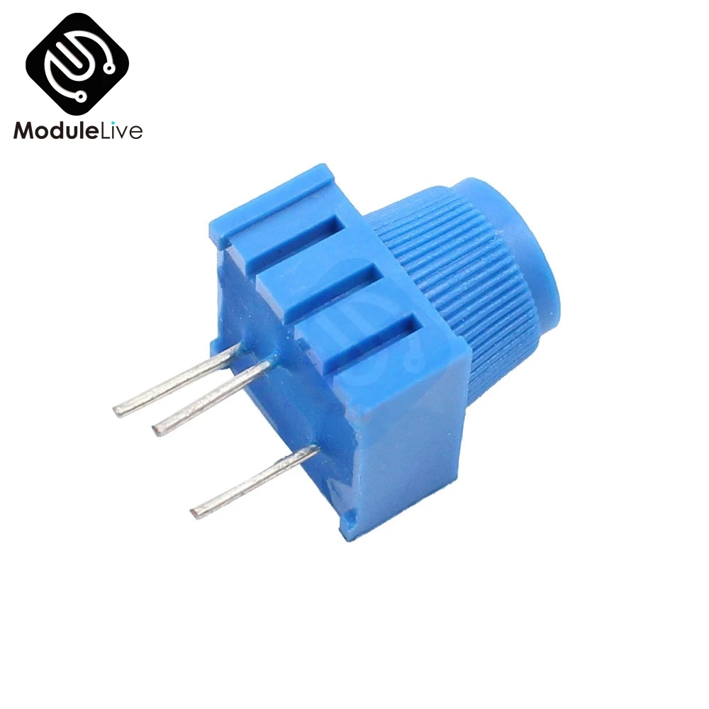 Резистор потенциометра 3386P 103 10 Ом с ручкой для Arduino|Детали и аксессуары приборов| |