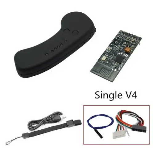 For V4 VX1 2,4 Ghz передатчик дистанционного управления с приемником для электрического скейтборда одиночный V4/V6 Rc автомобиль Лодка e-велосипед робот - Цвет: For V4
