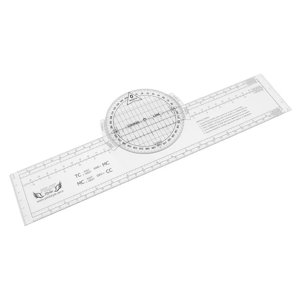 

13.2''x 2.4'' Plastic Rotating Chart Plotter for Training Tool