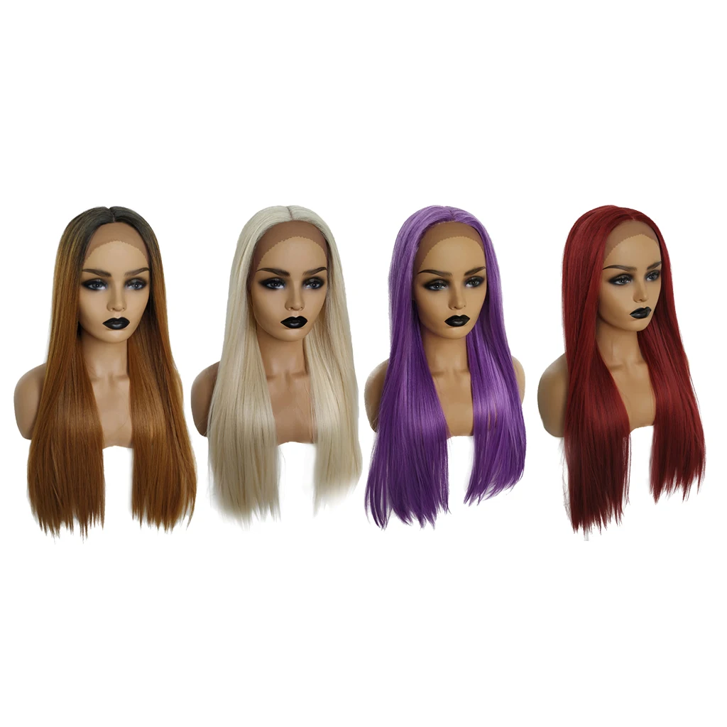 

26 Inches Long Straight Hair Lace Wig For Mild Women,Cosplay / Costume Party