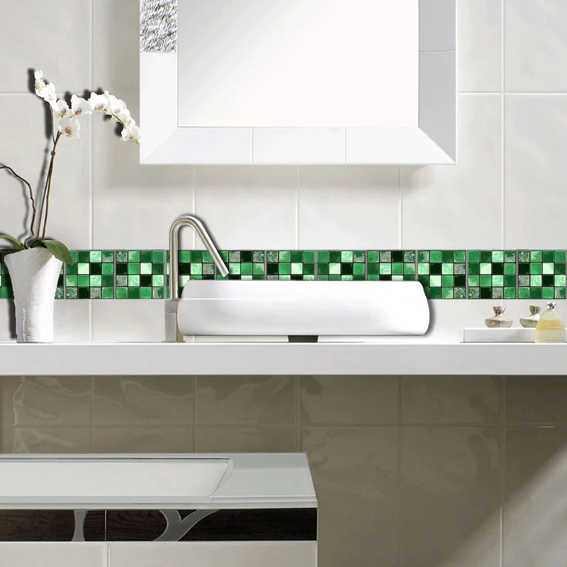 Современная мода сетка мозаика наклейка в ванной комнате кухня плитка s стены 3d