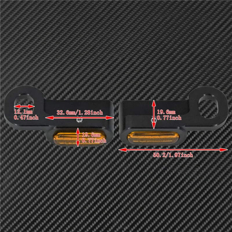 2X мотоцикл светодиодный E знак сигнала поворота светильник индикаторные Run