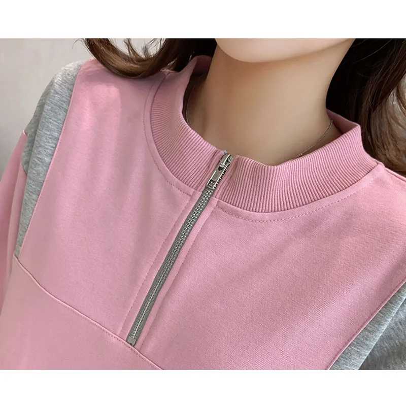 Осенние толстовки с длинными рукавами повседневные платья для беременных Одежда