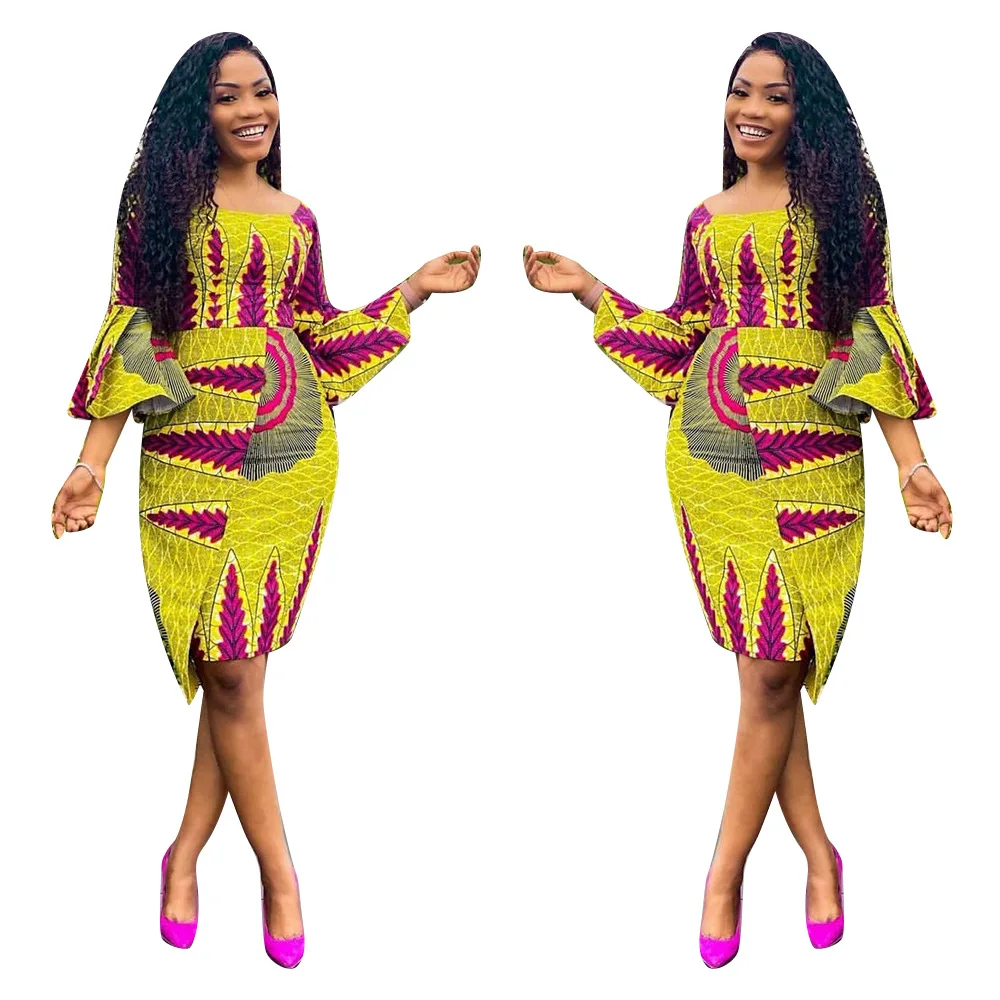 

african dresses for womens fashion kanga africa clothing casual dashiki african dress clothes 2021 vetement femme