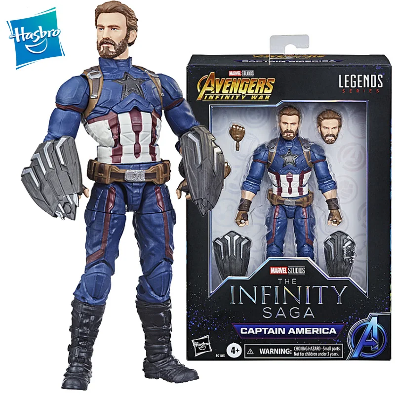 

Hasbro Marvel Legends Series 6-Inch Scale Captain America Avengers Infinity War Saga Character Action Figure Model Boy Kids Toys