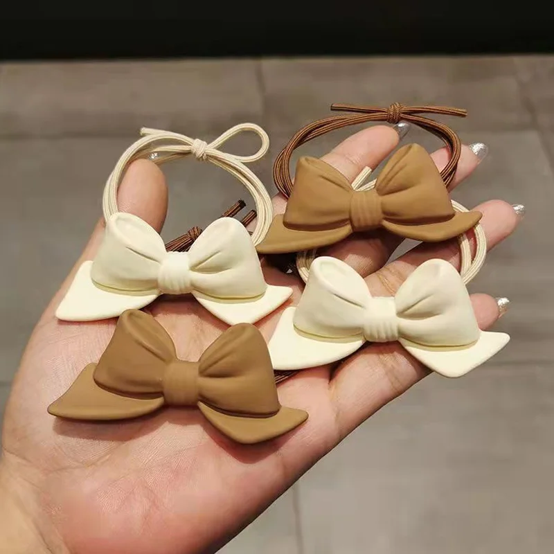 

1Pc Cute Bow-knot Hair Accessories Children Rubber Bands Scrunchies Elastic Hair Bands Ropes Girls Women Sweet Elegant Headband