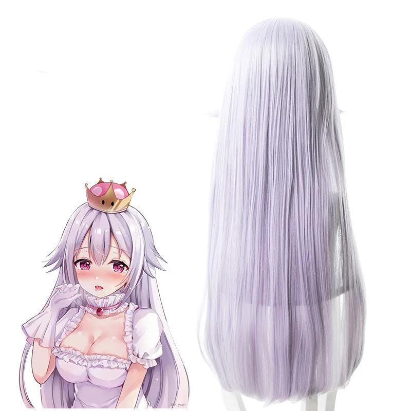 Платье для косплея Booette King Boo белое платье принцессы коопа с перчатками