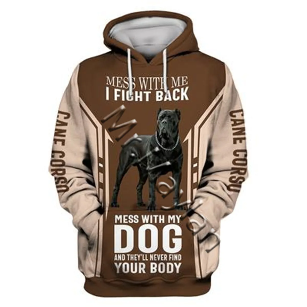 

Unisex 3D Graphic Hoodies Sweatshirts Animals Dog Art Cane Corso Hoodie Men/Women Casual Streetwear Sweatshirt Pullover QW-019