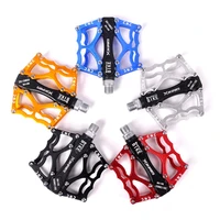 ultralight pedal mountain bike bicycle pedals aluminum alloy big foot road bike bearing pedals bicycle bike parts 5 colors