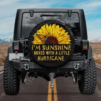 im sunshine mixed with a little hurricane sunflower spare tire cover gift for traveller gift for mom christmas