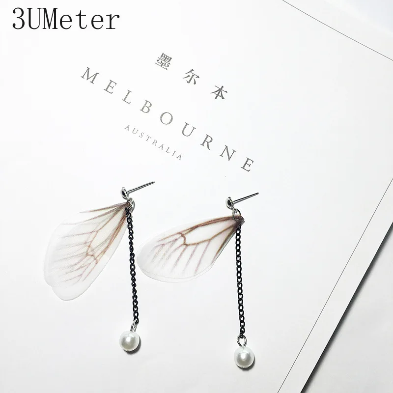 3UMeter 2019 Новый Серый сильного холода серьги для Для женщин в Корейском стиле