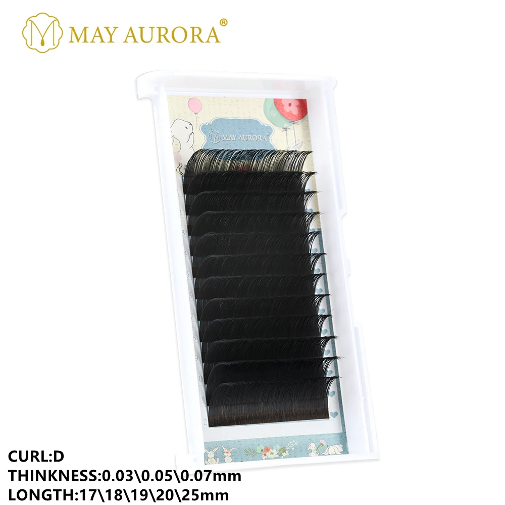 

Индивидуальные ресницы для наращивания 17-25 мм, Классические натуральные длинные мягкие ресницы, корейский Шелковый объем, набор для наращи...