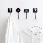 Минималистский украшения дома чехол для телефона в стиле ретро в виде музыкальной кассеты диск Вешалка Декоративные на стене держатель ключей, пальто стеллаж для выставки товаров ключница