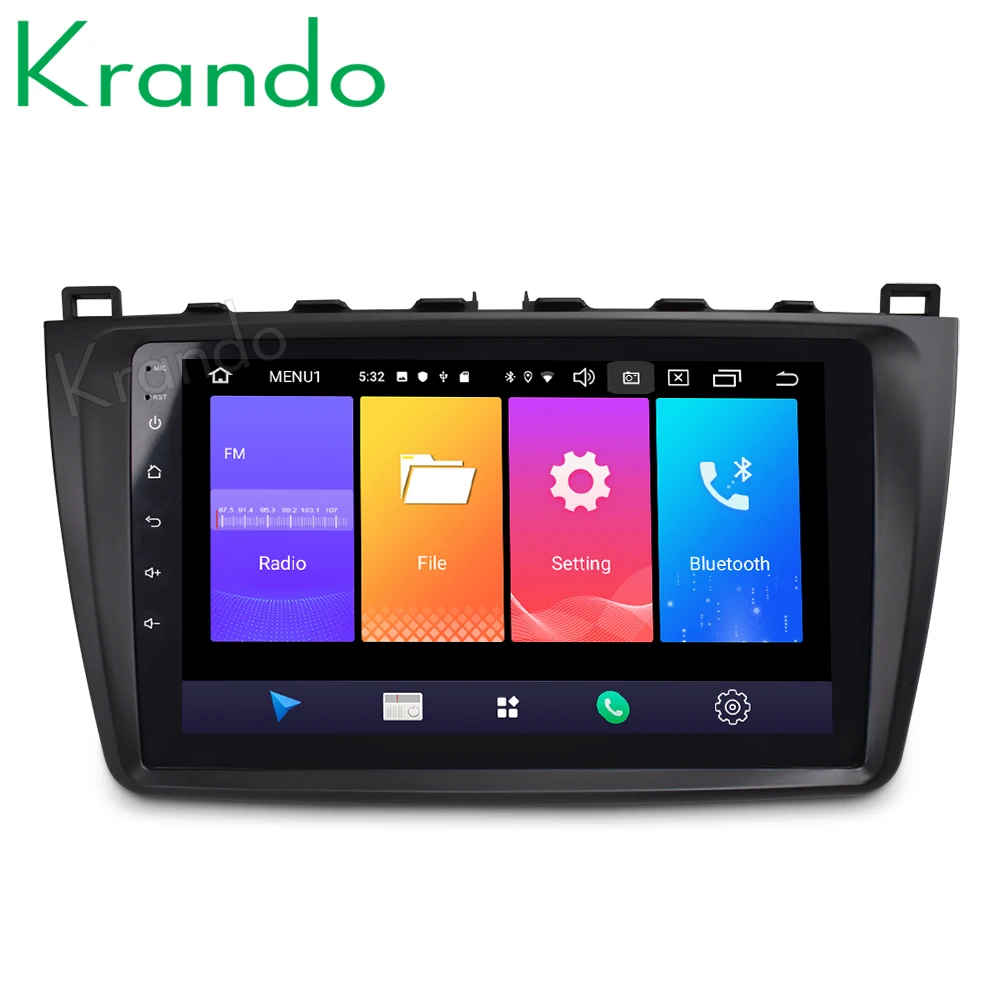 Krando Android 9 0 10 1 &quotFull touch Автомобильная Радио навигационная система для Mazda 3 2009 2013