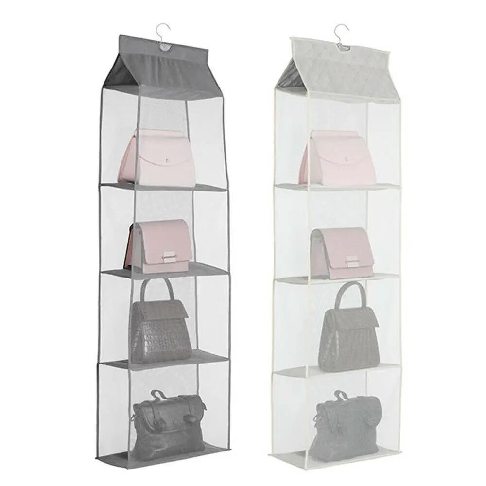 Полка гардероба висячий карман для хранения Стеллаж Шкаф сумки