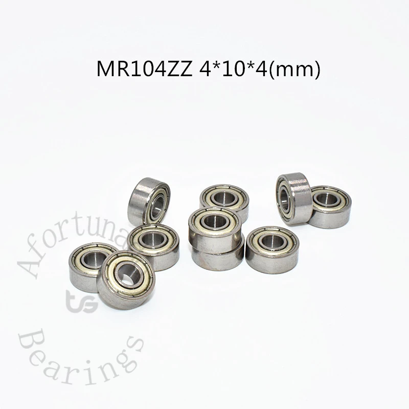 

Миниатюрные хромированные стальные подшипники Afortunado MR104ZZ