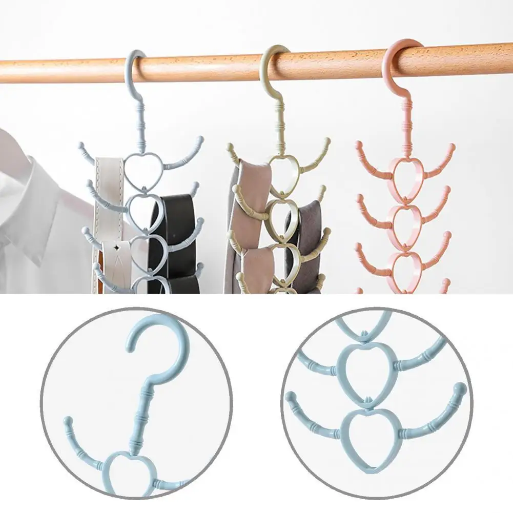 

Home Improvement Compact 10 Hooks Rotating Shock-proof Coat Hanger Mini Coat Hanger Lightweight Household Supplies