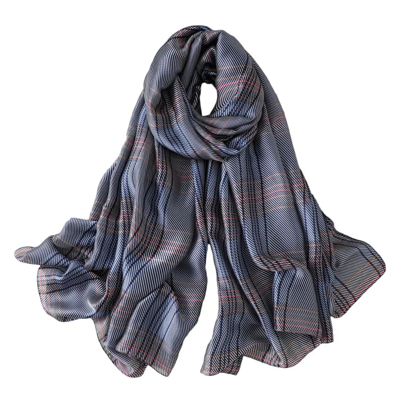 

2020 Women Winter Hijab Shawl Silk Scarf Long Spring And Autumn Fashion Foulard Bandana Scarves Pashmina Echarpe New Arrival