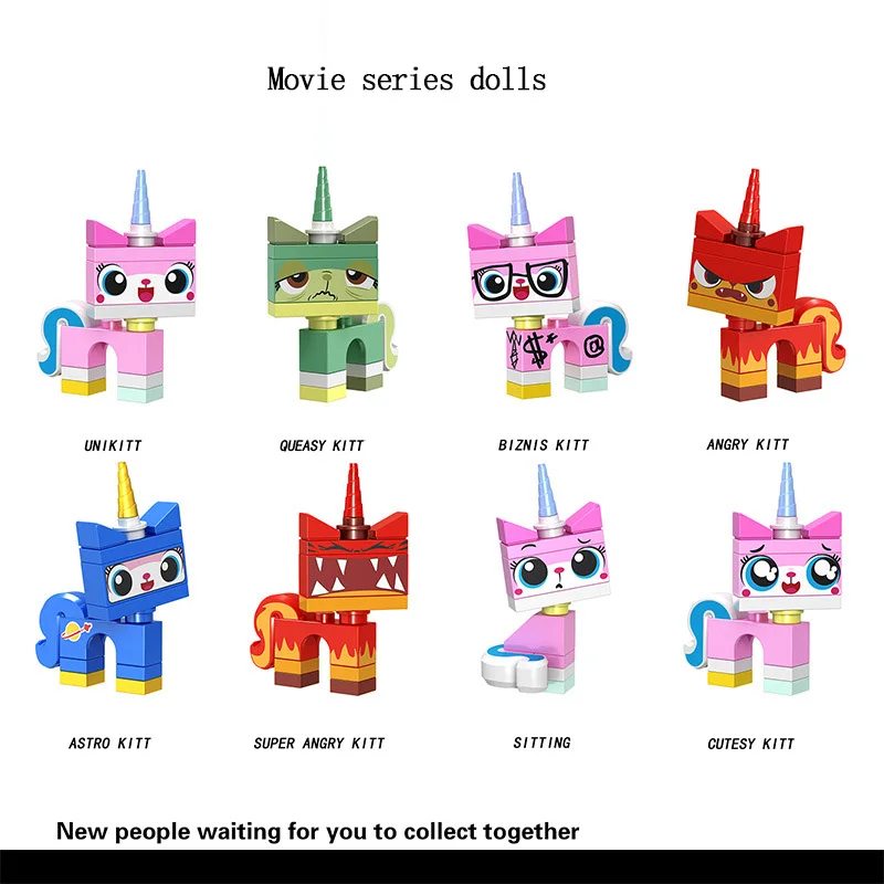 Куклы аниме 8 шт./компл. маленькие конструктор фигурка сделай сам | Игрушки и хобби