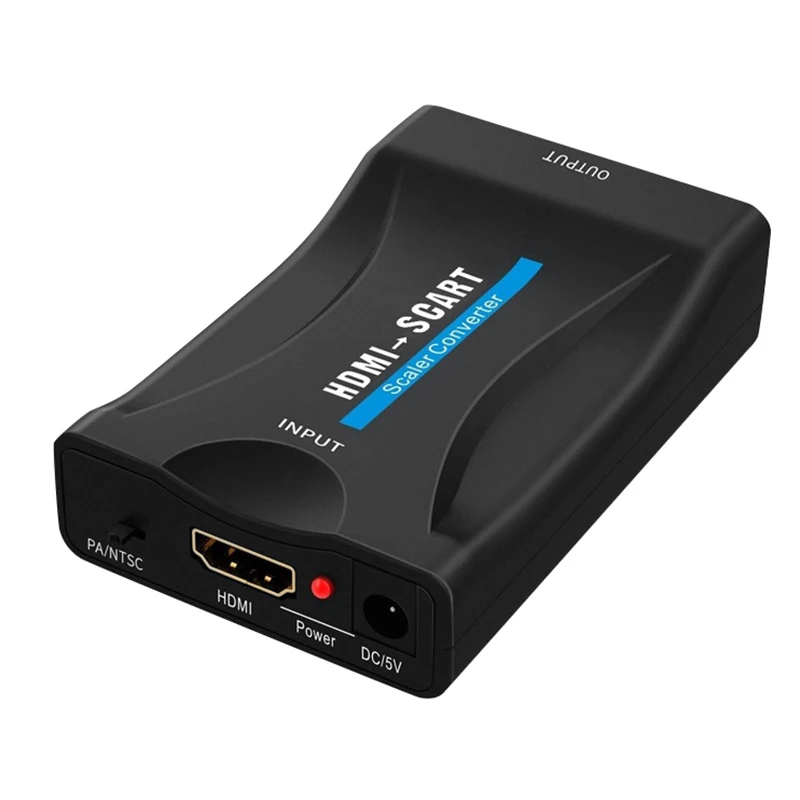 Преобразователь SCART в HDMI 1080P HD видео o цифро-аналоговый преобразователь подходит